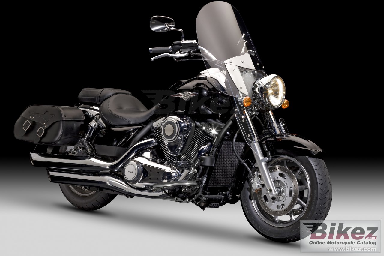 Big Kawasaki vn1700 light tourer picture and wallpaper from Bikez.com